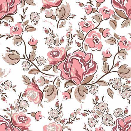 Papel de Parede Adesivo Rosas 688 - Papel na Parede