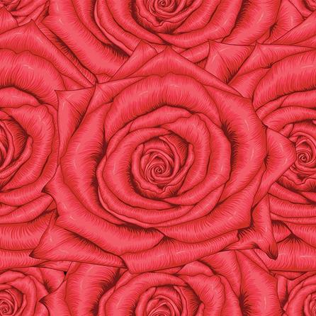 Papel de Parede Adesivo Rosas N413 - Papel na Parede