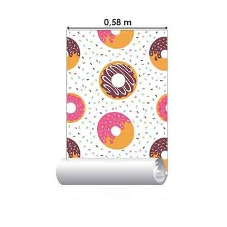 Papel de Parede Adesivo Rosquinhas 285698762 - Papel na Parede
