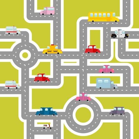 Papel de Parede Adesivo rua verde 328676246 - Papel na Parede