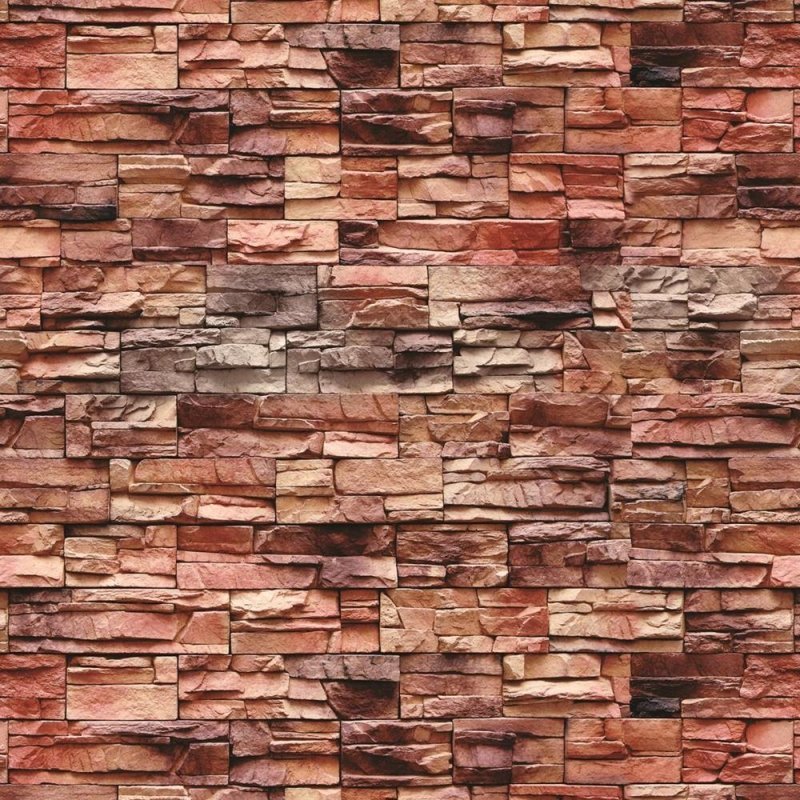 Papel de Parede Adesivo Rústico Pedras 3D NP046 - Papel na Parede