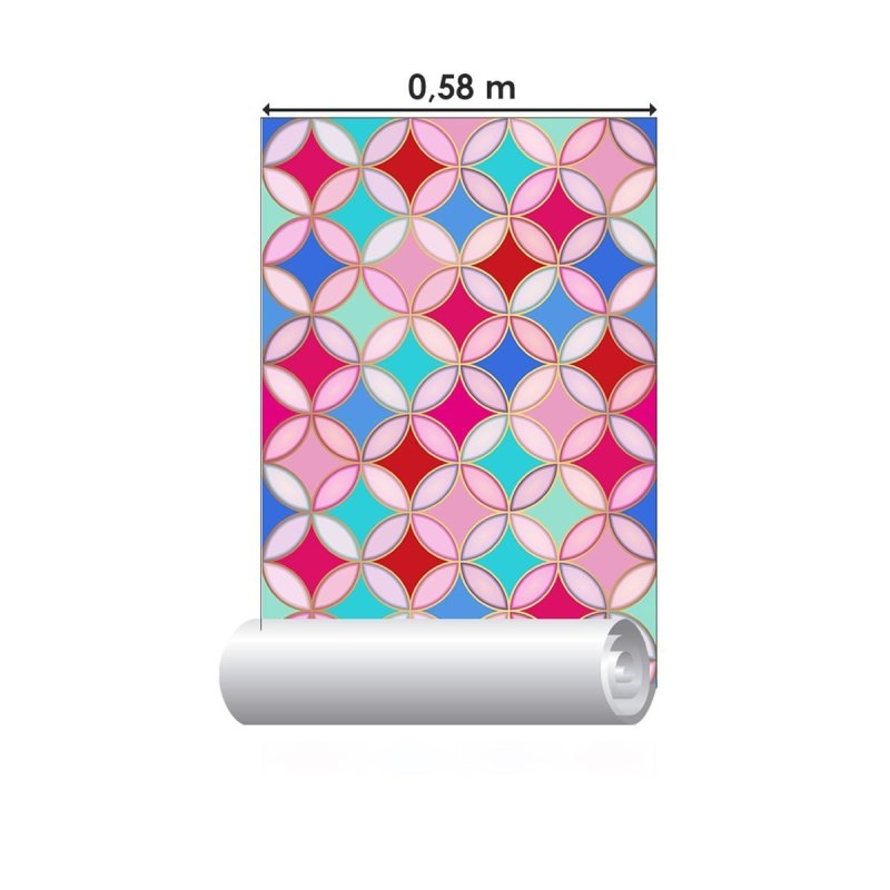Papel de Parede Adesivo Sakura Rosa e Branco N04197 - Papel na Parede