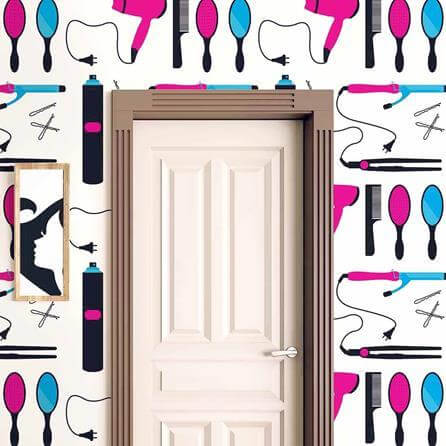 Papel de Parede Adesivo Salão Beleza 5565483 - Papel na Parede