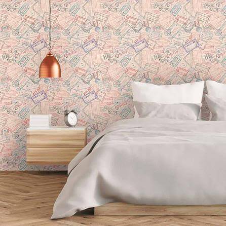 Papel de Parede Adesivo Selos Vintages 192415 - Papel na Parede
