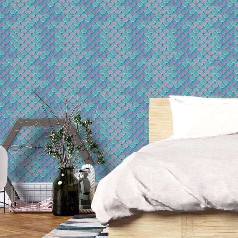 Papel de Parede Adesivo Sereia N2427305 - Papel na Parede