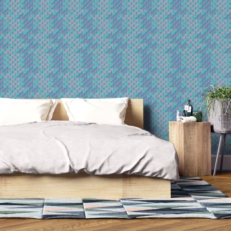 Papel de Parede Adesivo Sereia N2427305 - Papel na Parede