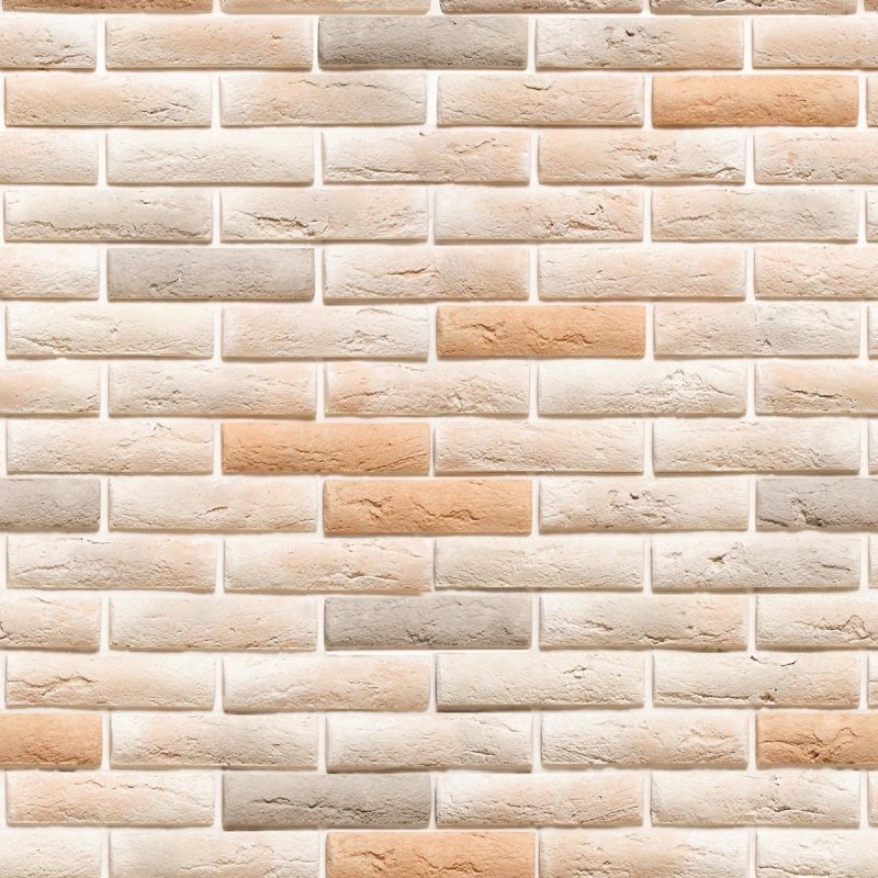 Papel de Parede Adesivo Tijolo Neutro NP073 - Papel na Parede