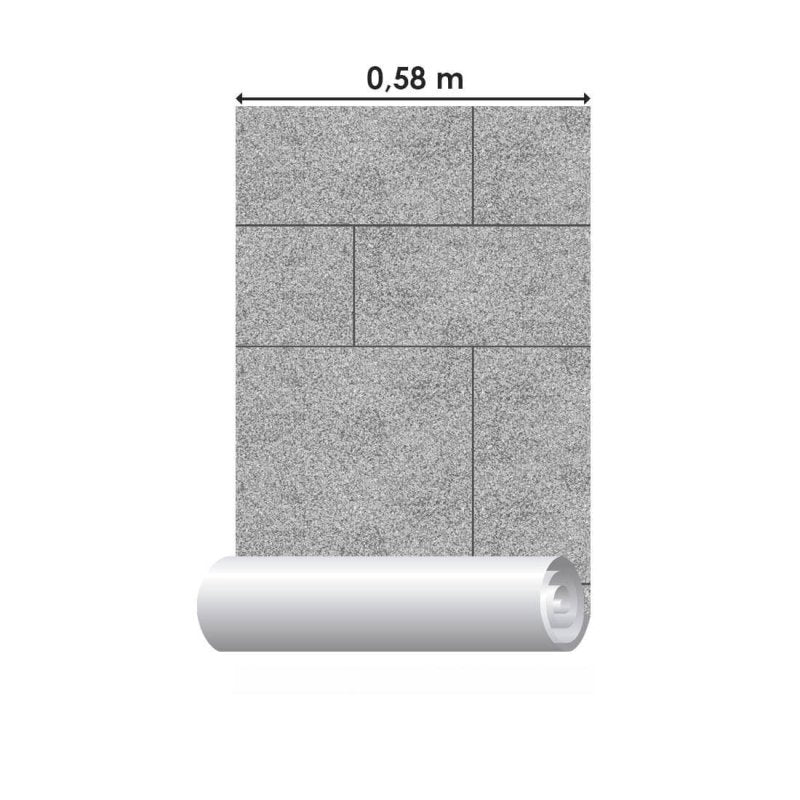 Papel de Parede Adesivo Tijolo Pedra N516 - Papel na Parede