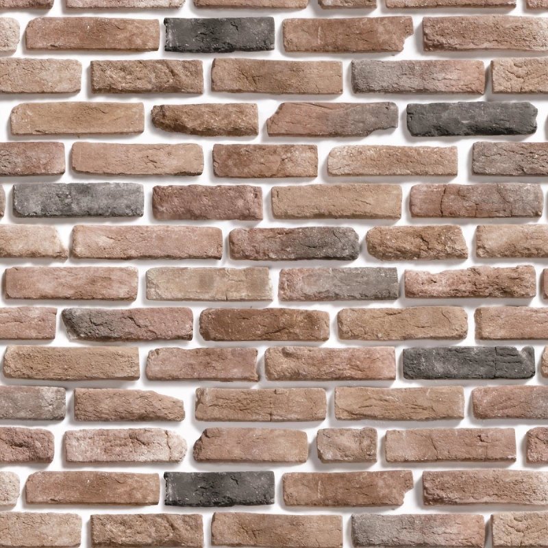 Papel de Parede Adesivo Tijolo Rustico NP008 - Papel na Parede