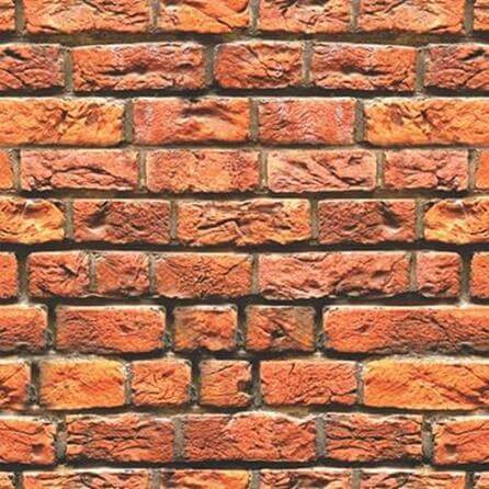 Papel de Parede Adesivo Tijolo Vermelho - Papel na Parede
