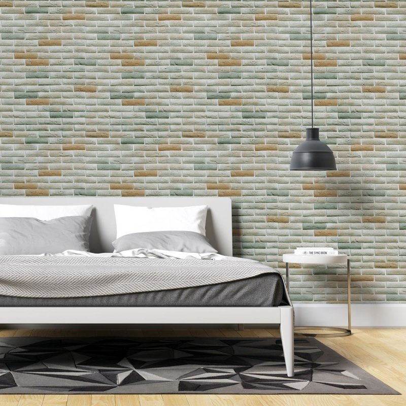 Papel de Parede Adesivo Tijolos NP015 - Papel na Parede