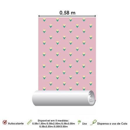 Papel de Parede Adesivo Triângulo Jovem Geométrico Colorido 45632 - Papel na Parede