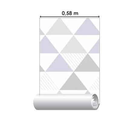 Papel de Parede Adesivo Triângulos 1953 - Papel na Parede