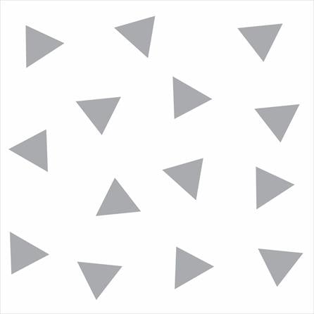 Papel de Parede Adesivo Triângulos Cinza 78523 - Papel na Parede