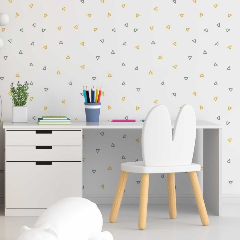 Papel de Parede Adesivo Triângulos Minimalistas N05038 - Papel na Parede