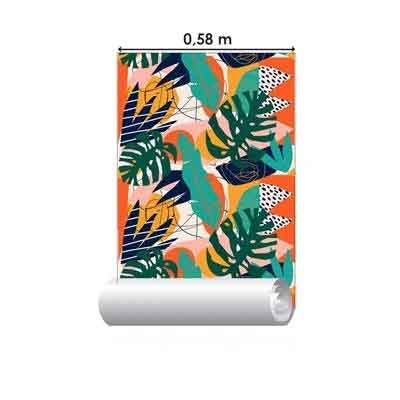 Papel de Parede Adesivo Tropical N849 - Papel na Parede