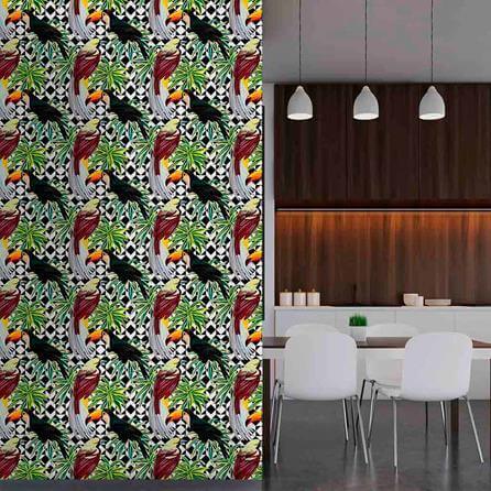 Papel de Parede Adesivo Tucano Passáros 89291872 - Papel na Parede