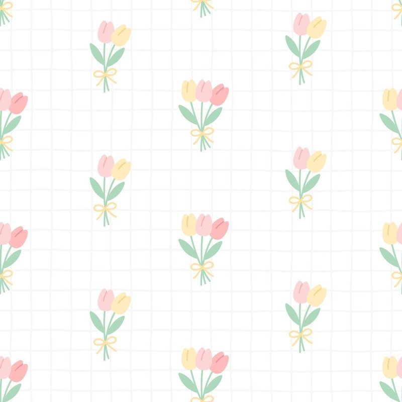 Papel de Parede Adesivo Tulipas N09089 - Papel na Parede