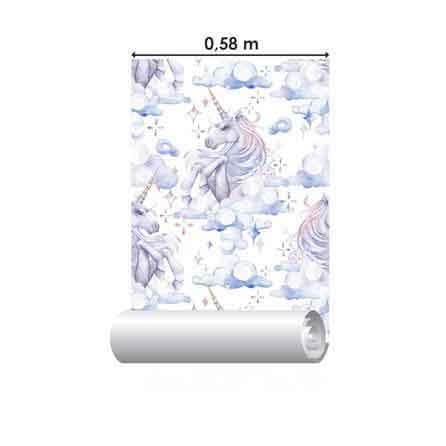 Papel de Parede Adesivo Unicórnio 144263007 - Papel na Parede