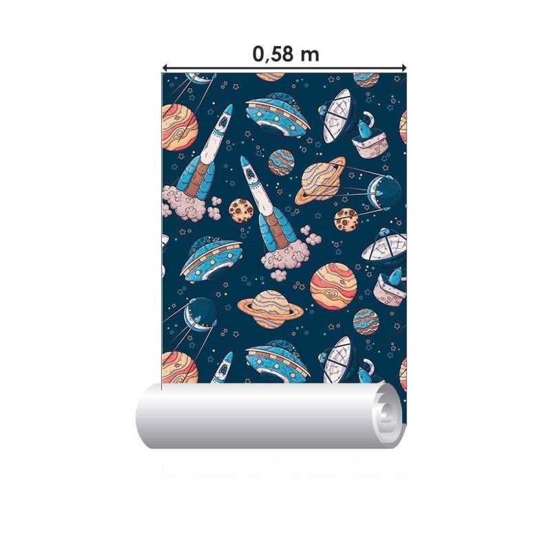 Papel de Parede Adesivo Universo Espaço Sideral N012053 - Papel na Parede
