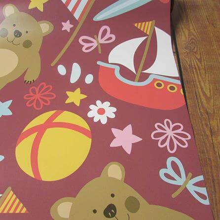 Papel de Parede Adesivo Urso Leão Barcos 185681312 - Papel na Parede