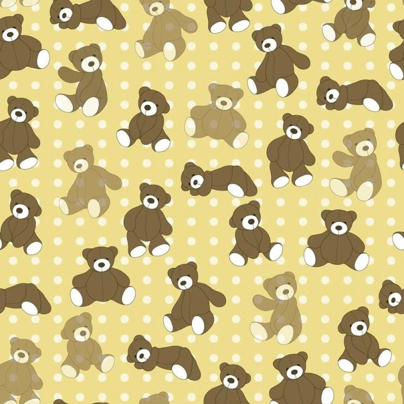 Papel de Parede Adesivo ursos animais infantil 338054528 - Papel na Parede