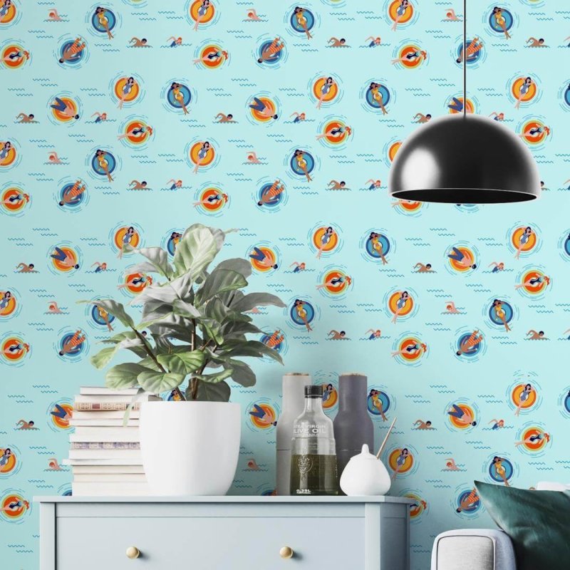 Papel de Parede Adesivo Verão N2206752 - Papel na Parede