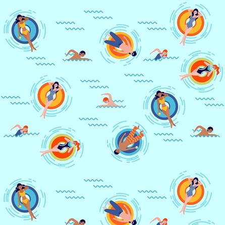 Papel de Parede Adesivo Verão N2206752 - Papel na Parede