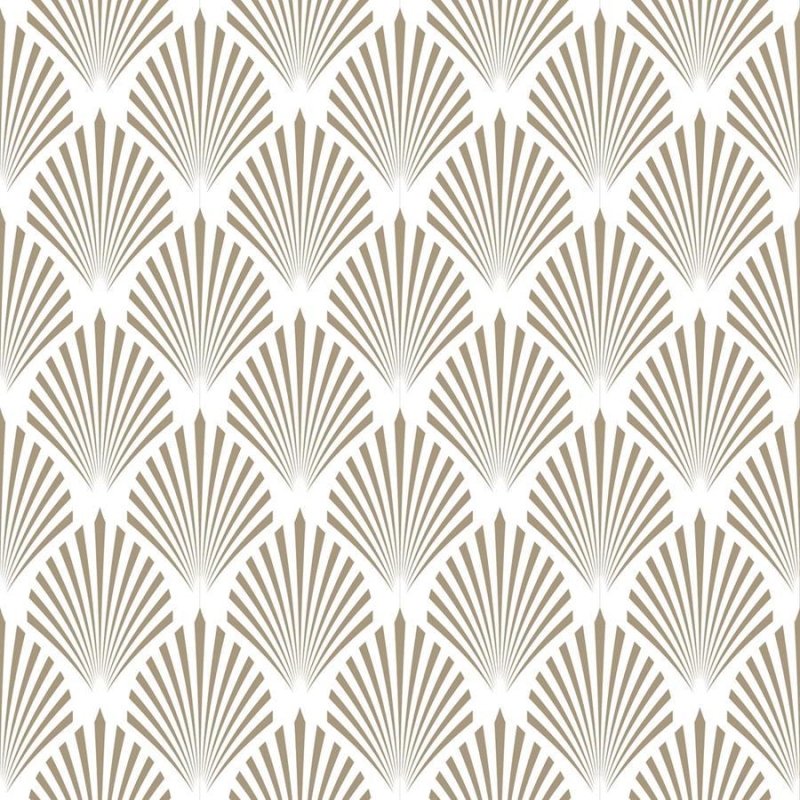 Papel de Parede Adesivo Vintade Geométrico Leque N06125 - Papel na Parede