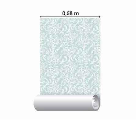 Papel de Parede Adesivo Vintage Arabesco 57305686 - Papel na Parede