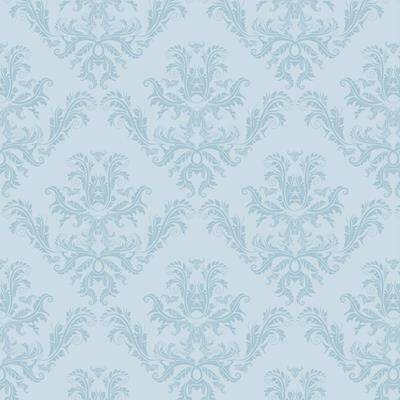 Papel de Parede Adesivo Vintage Azul 20 - Papel na Parede