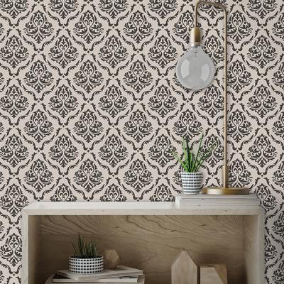 Papel de Parede Adesivo Vintage Bege 105469619 - Papel na Parede