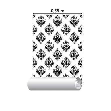 Papel de Parede Adesivo Vintage branco e preto 211403896 - Papel na Parede