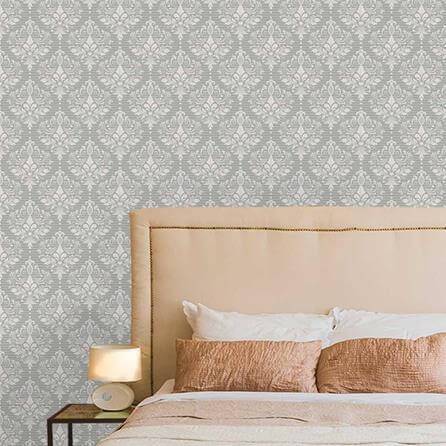 Papel de Parede Adesivo Vintage Cinza 123861487 - Papel na Parede