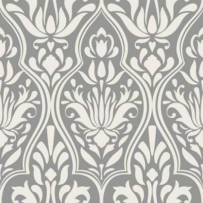 Papel de Parede Adesivo Vintage Cinza 126376694 - Papel na Parede