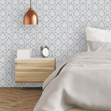 Papel de Parede Adesivo Vintage cinza 210197 - Papel na Parede
