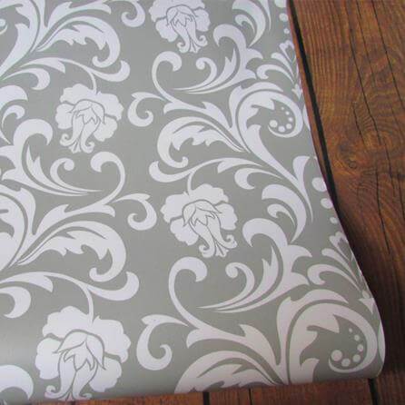 Papel de Parede Adesivo Vintage cinza 211649713 - Papel na Parede