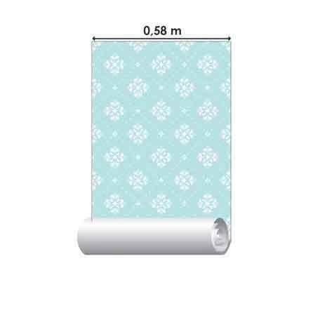 Papel de Parede Adesivo Vintage Flor 128365514 - Papel na Parede