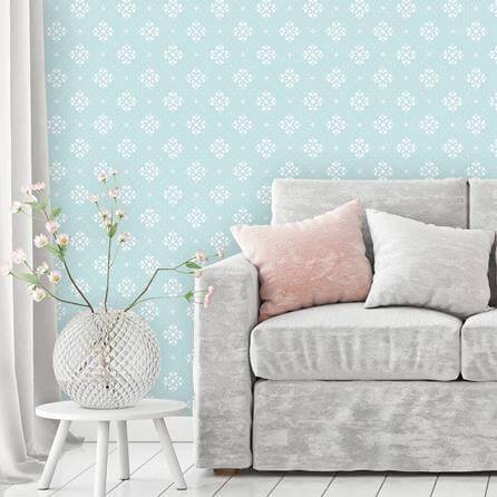 Papel de Parede Adesivo Vintage Flor 128365514 - Papel na Parede