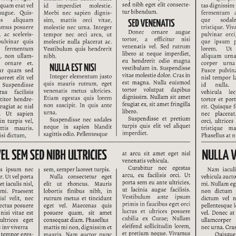 Papel de Parede Adesivo Vintage Jornal N013286 - Papel na Parede