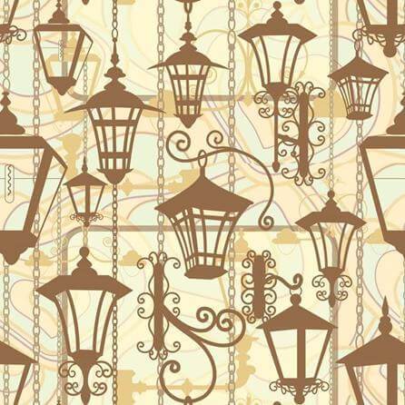 Papel de Parede Adesivo Vintage Luminária 1014 - Papel na Parede