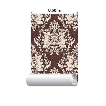 Papel de Parede Adesivo Vintage Marrom 129970565 - Papel na Parede