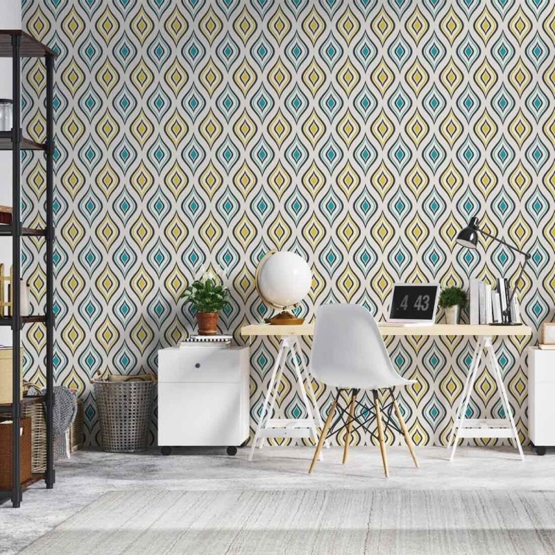 Papel de Parede Adesivo Vintage N02049 - Papel na Parede