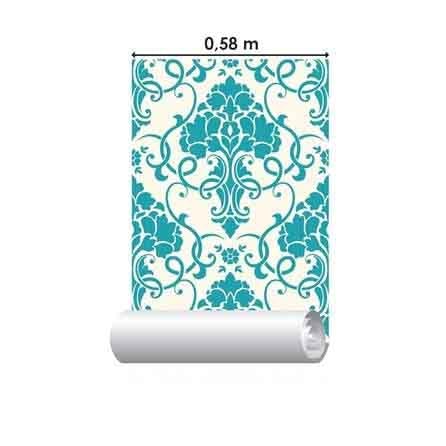 Papel de Parede Adesivo Vintage Rococó 221437057 - Papel na Parede