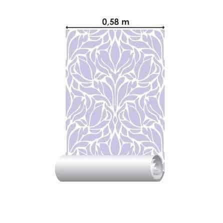 Papel de Parede Adesivo Vintage Romântico 622596 - Papel na Parede
