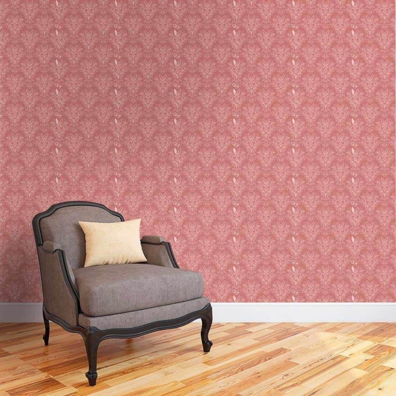 Papel de Parede Adesivo Vintage Rosa 124973705 - Papel na Parede