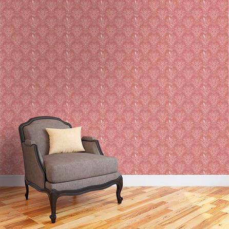 Papel de Parede Adesivo Vintage Rosa 124973705 - Papel na Parede