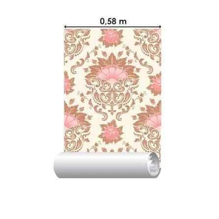Papel de Parede Adesivo Vintage Rosa 138510062 - Papel na Parede