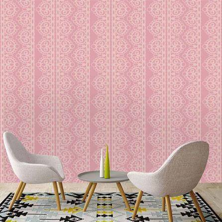 Papel de Parede Adesivo Vintage Rosa 74776409 - Papel na Parede