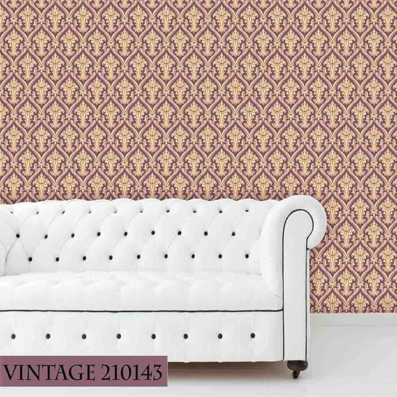 Papel de Parede Adesivo Vintage roxo 210143 - Papel na Parede